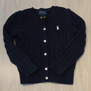 Polo Ralph Lauren Navy Cable Knit Cardigan 3T